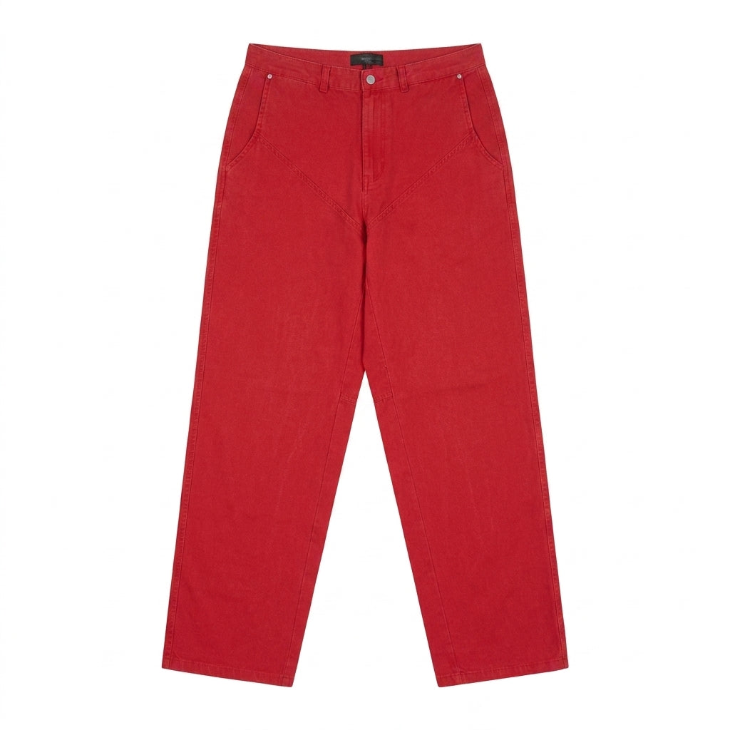 Versace sports pants featuring a striking red color, available at Lestyle Boutique Melbourne