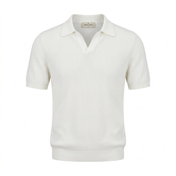 GRAN SASSO polo knitwear featuring short sleeves available at Lestyle Boutique Melbourne