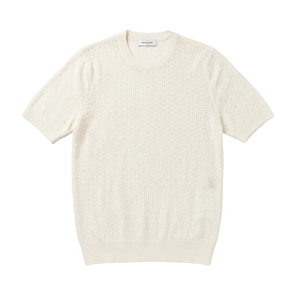 GRAN SASSO T-SHIRT featuring knitwear available at Lestyle Boutique Melbourne