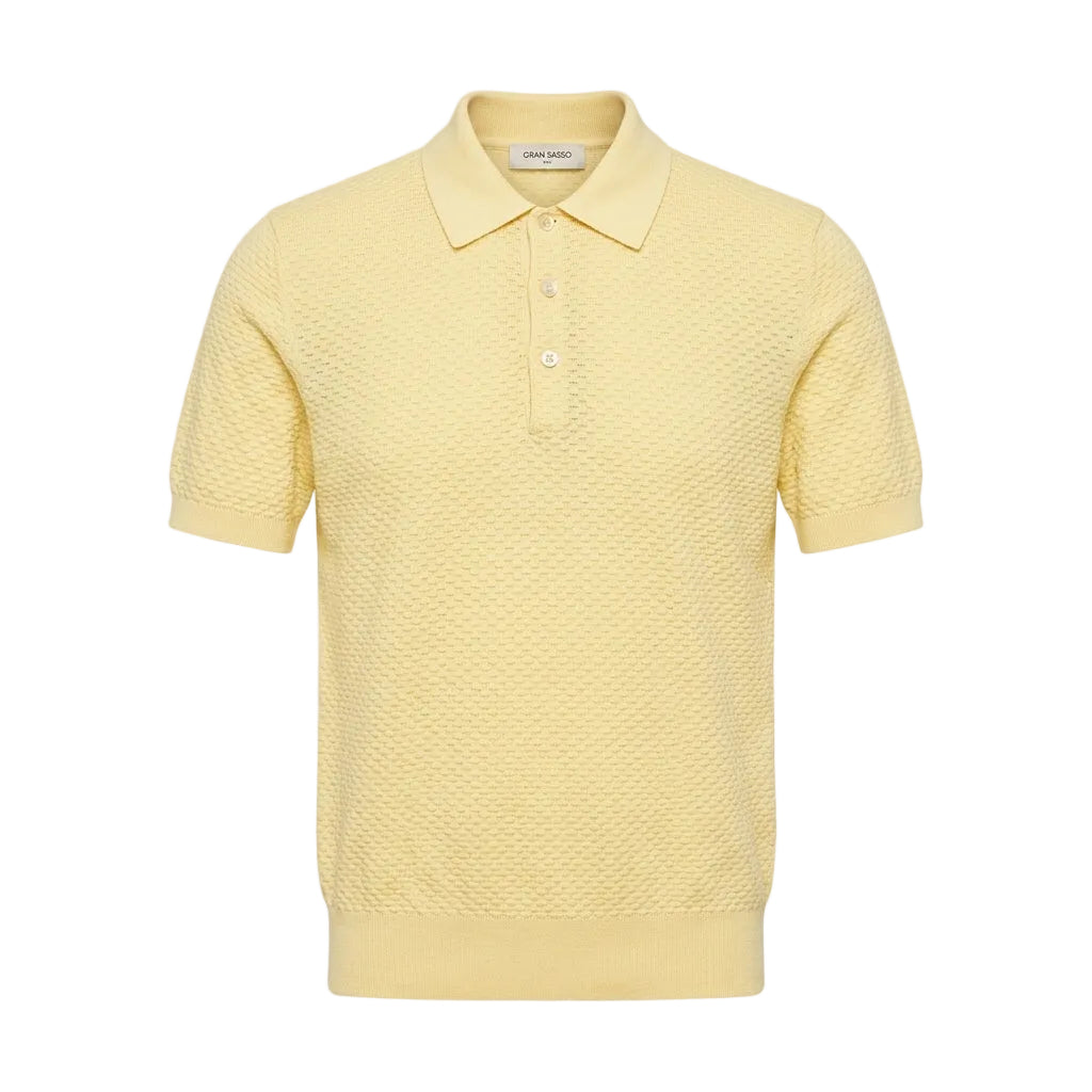 GRAN SASSO polo shirt featuring knitwear available at Lestyle Boutique Melbourne