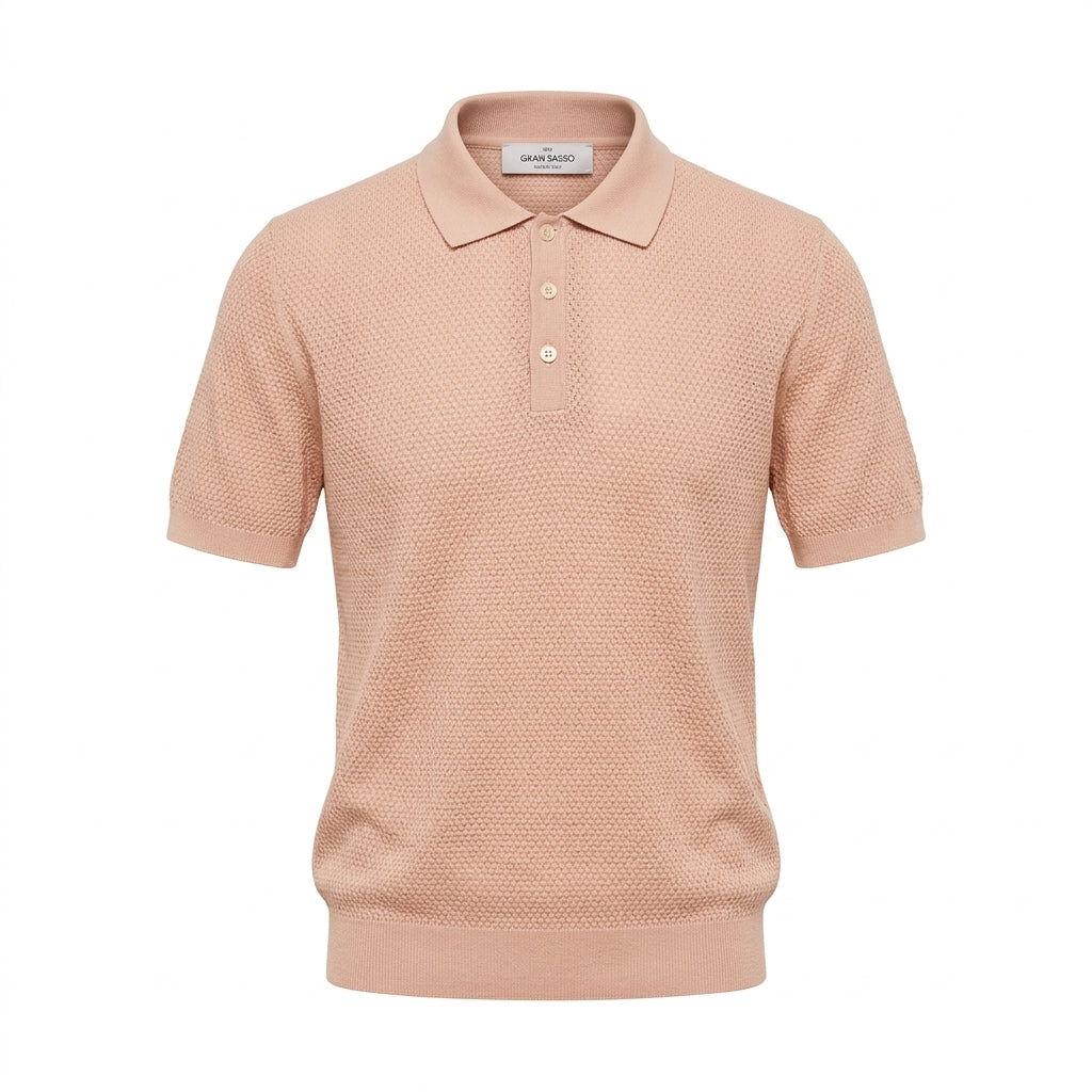 GRAN SASSO polo shirt featuring knitwear available at Lestyle Boutique Melbourne