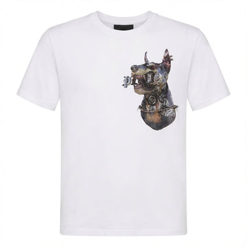 Philipp Plein t-shirt featuring a fierce animal graphic available at Lestyle Boutique Melbourne
