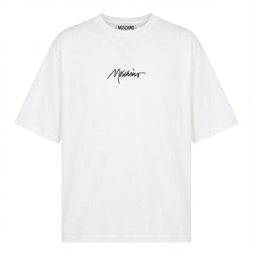 Moschino T-shirt featuring logo available at Lestyle Boutique Melbourne