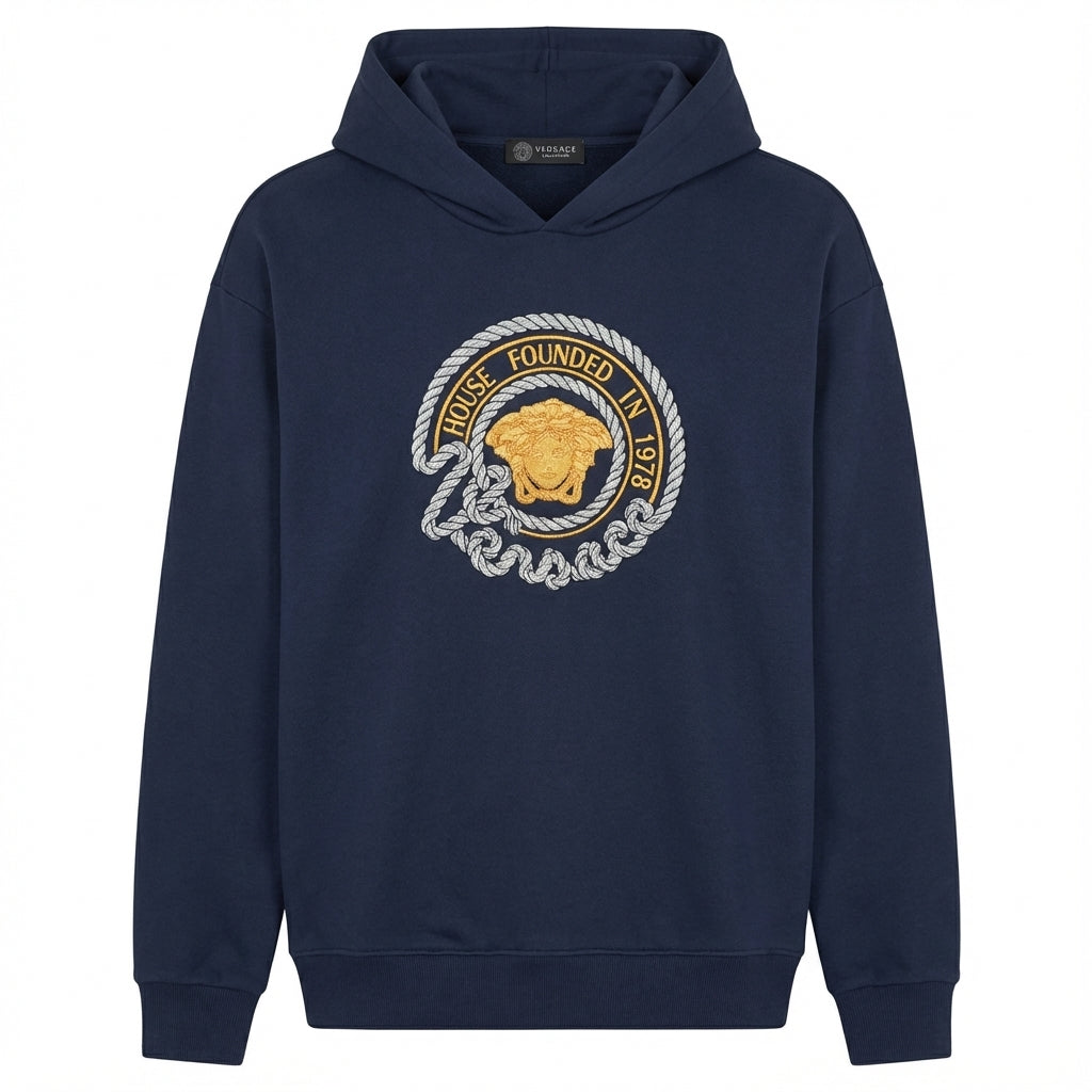 Versace hoodie featuring embroidery available at Lestyle Boutique Melbourne