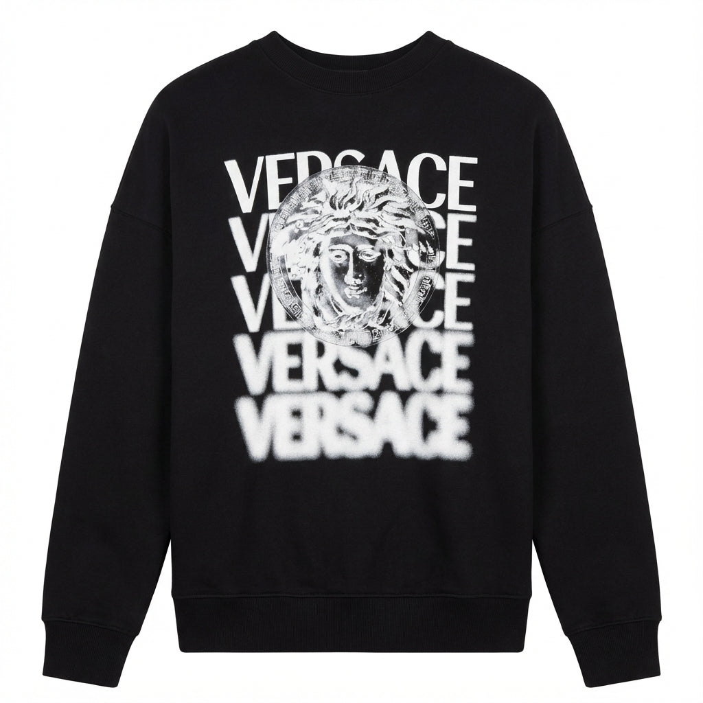 Versace sweatshirt featuring Medusa head logo available at Lestyle Boutique Melbourne