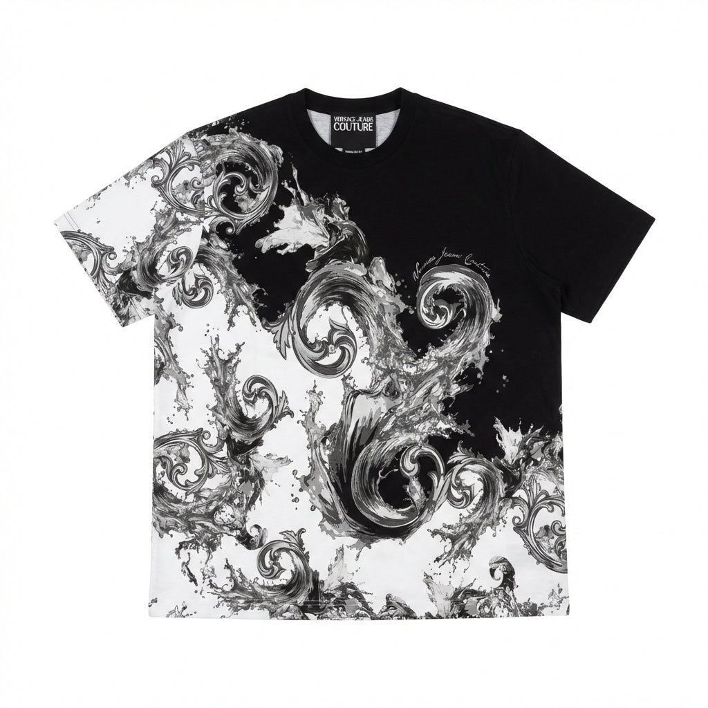 Versace Jeans Couture T-shirt featuring wave print available at Lestyle Boutique Melbourne