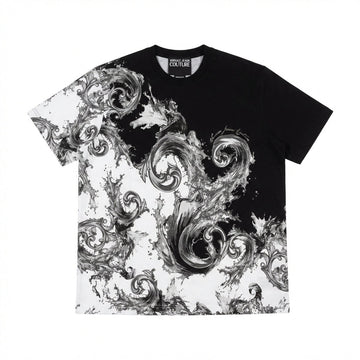 Versace Jeans Couture T-shirt featuring wave print available at Lestyle Boutique Melbourne