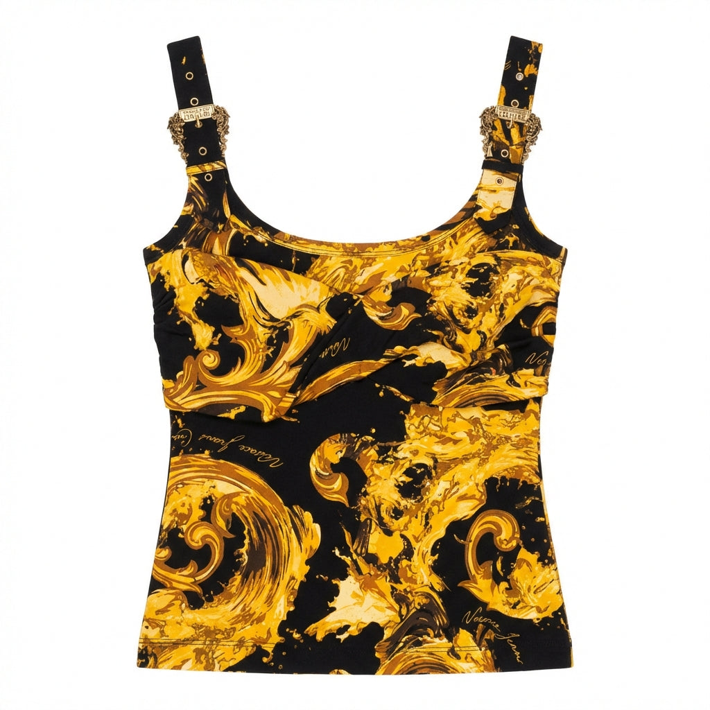 Versace Jeans Couture top featuring a baroque print available at Lestyle Boutique Melbourne