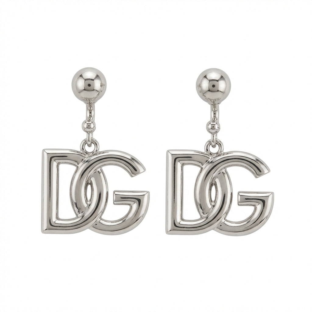 Dolce & Gabbana earrings featuring logo design available at Lestyle Boutique Melbourne
