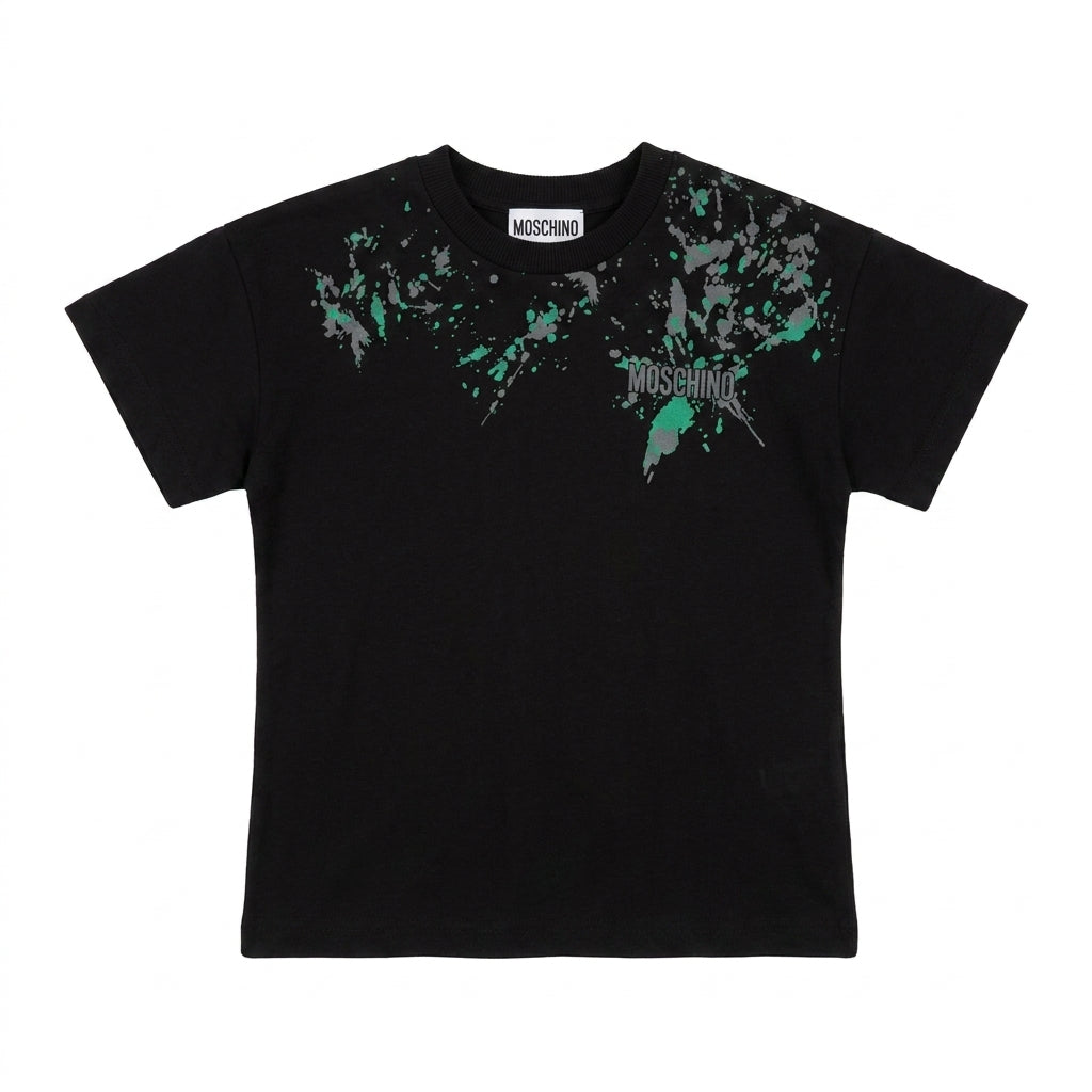 Moschino kids t-shirt featuring a graphic print available at Lestyle Boutique Melbourne