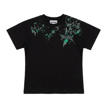 Moschino kids t-shirt featuring a graphic print available at Lestyle Boutique Melbourne