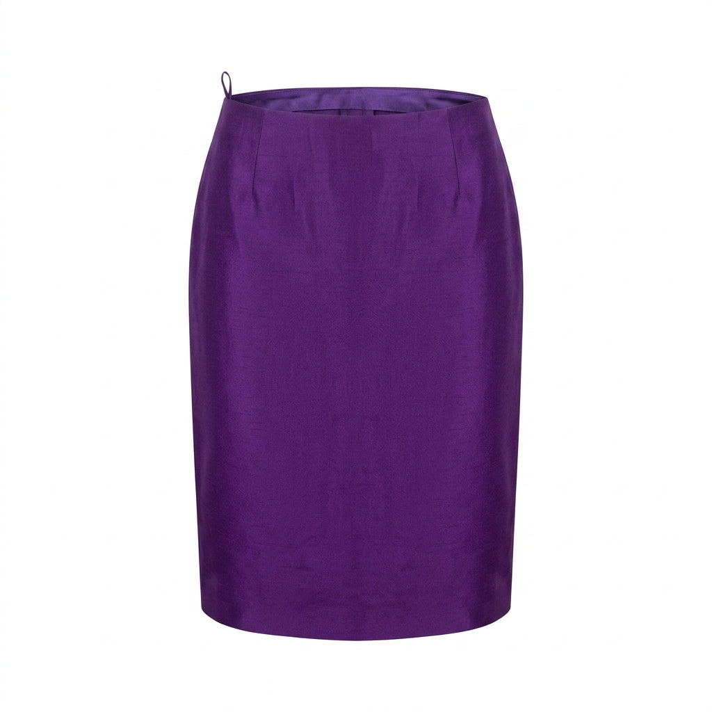 Versace skirt featuring a vibrant purple color available at Lestyle Boutique Melbourne