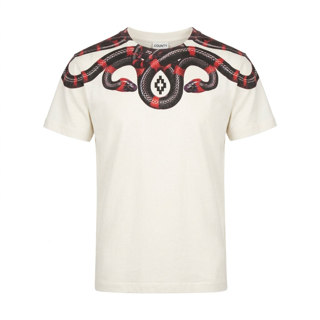 MARCELO BURLON t-shirt featuring snake graphic available at Lestyle Boutique Melbourne