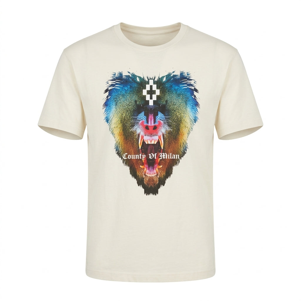 MARCELO BURLON T-shirt featuring graphic lion available at Lestyle Boutique Melbourne