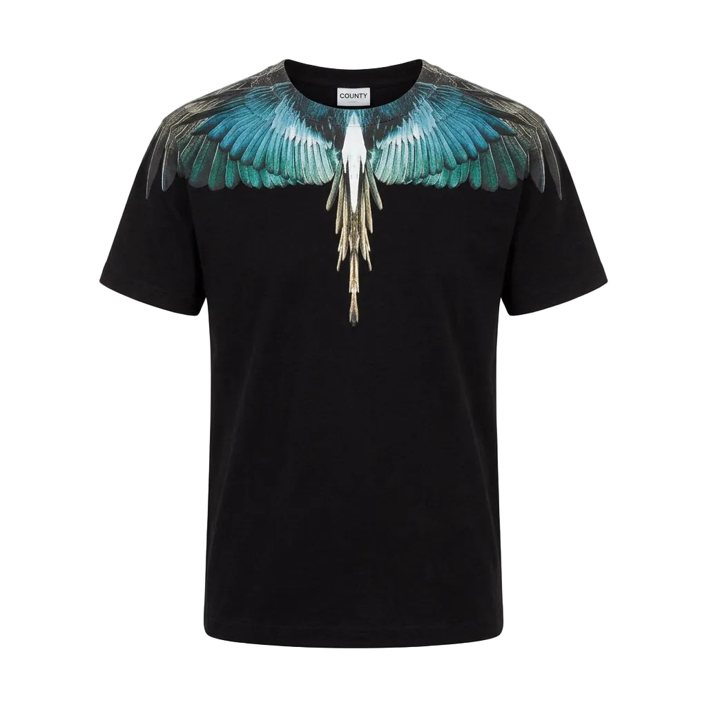 MARCELO BURLON T-shirt featuring wing graphic available at Lestyle Boutique Melbourne