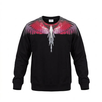 MARCELO BURLON sweatshirt featuring wing graphic available at Lestyle Boutique Melbourne