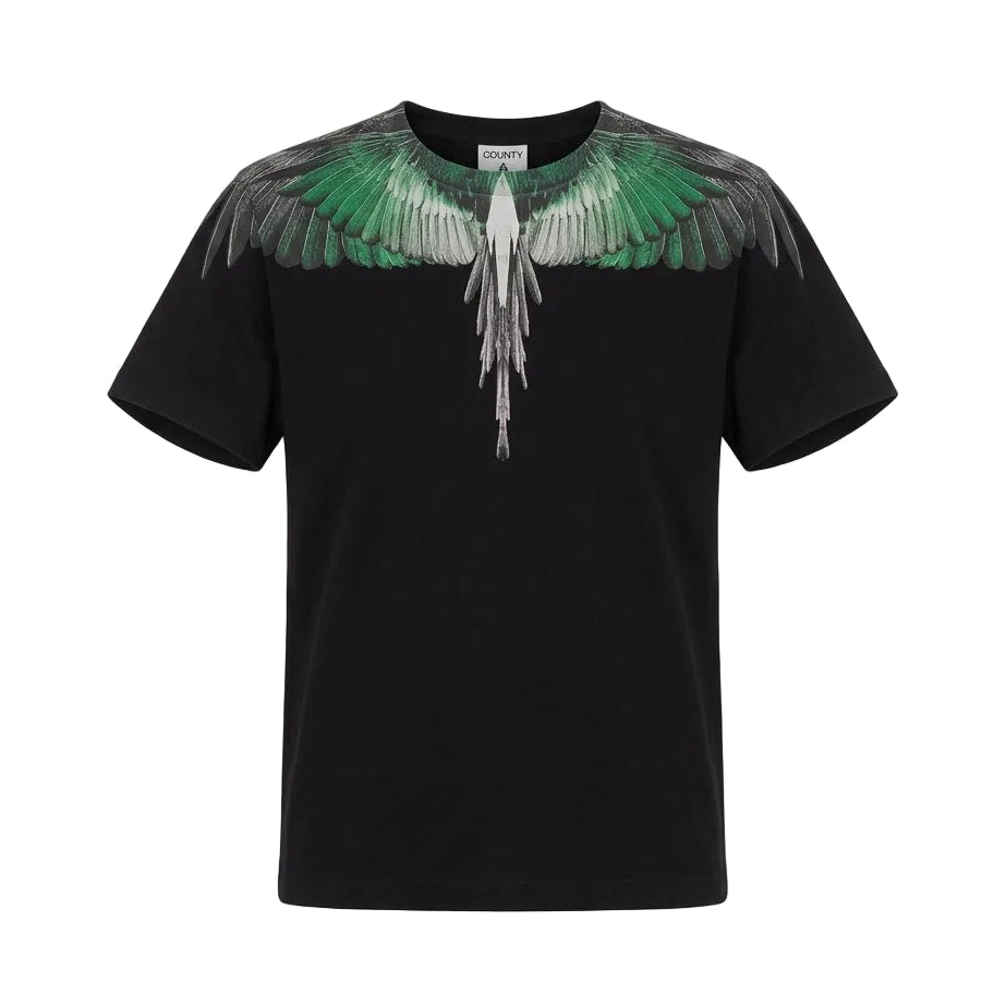 MARCELO BURLON T-SHIRT featuring graphic eagle wings available at Lestyle Boutique Melbourne