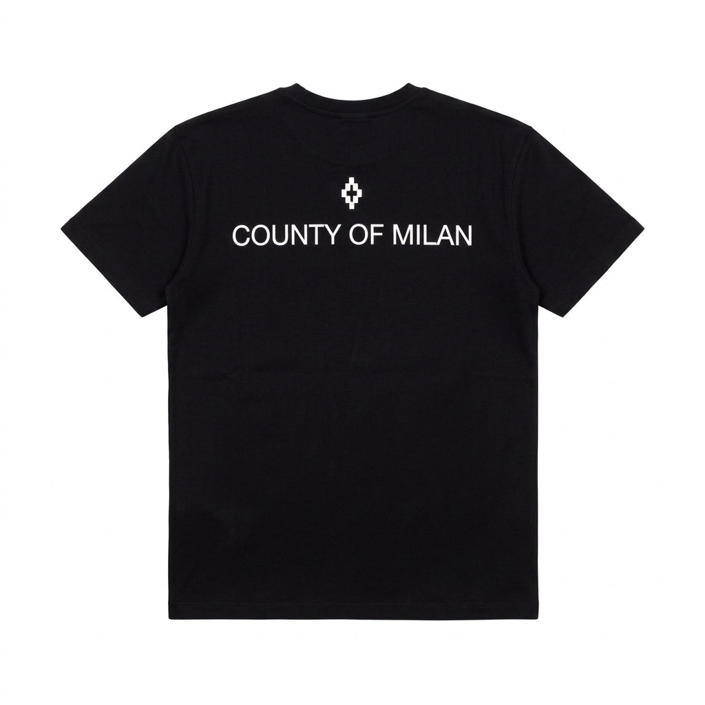 MARCELO BURLON T-shirt featuring small cross print available at Lestyle Boutique Melbourne