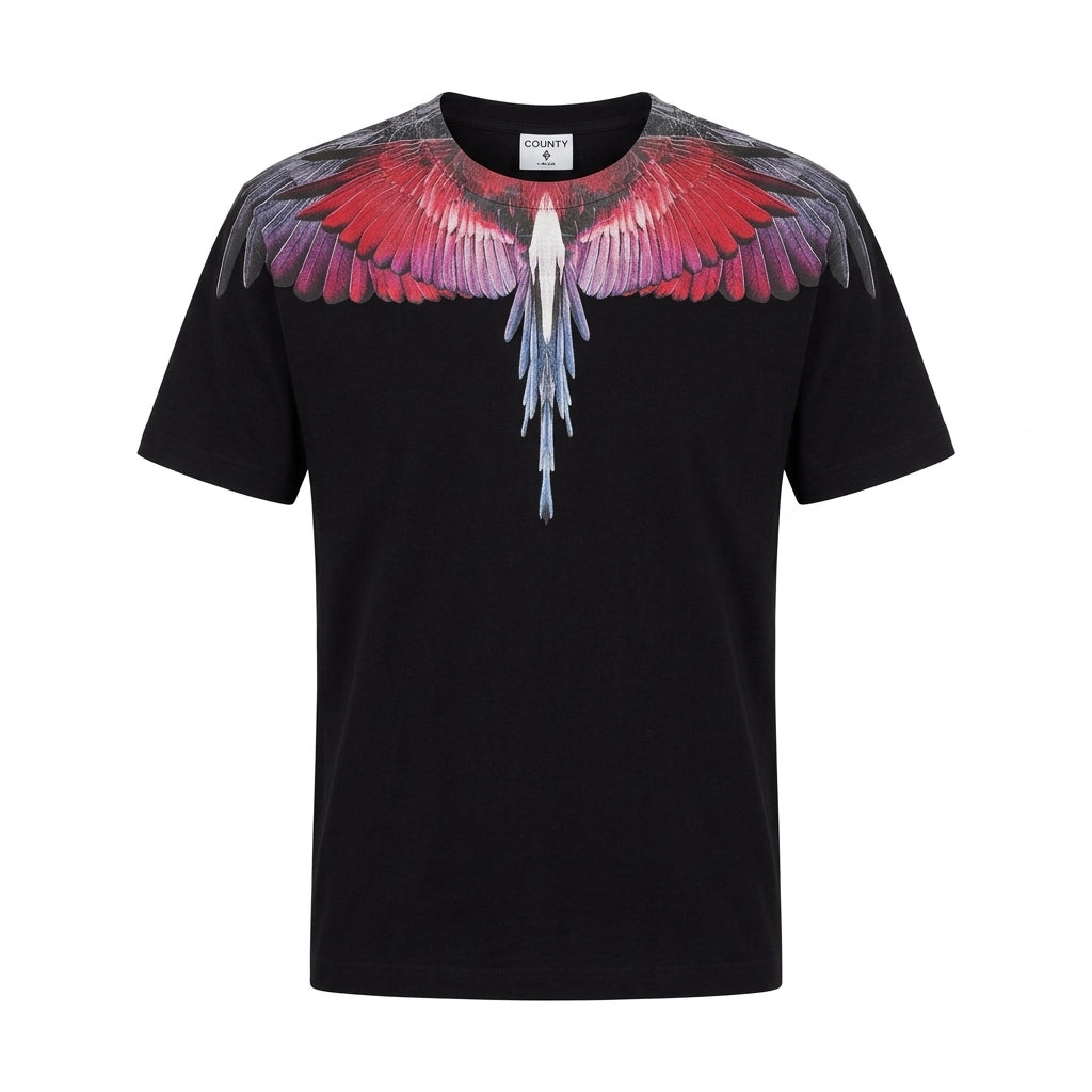 MARCELO BURLON T-SHIRT featuring eagle wings graphic available at Lestyle Boutique Melbourne