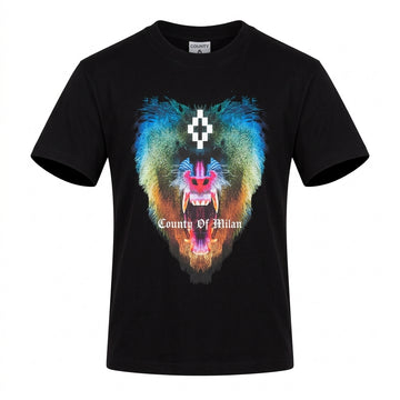 MARCELO BURLON T-shirt featuring graphic lion cross available at Lestyle Boutique Melbourne