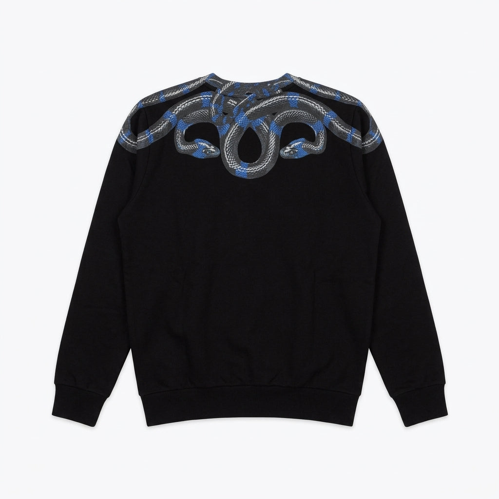 MARCELO BURLON sweatshirt featuring graphic snake embroidery available at Lestyle Boutique Melbourne