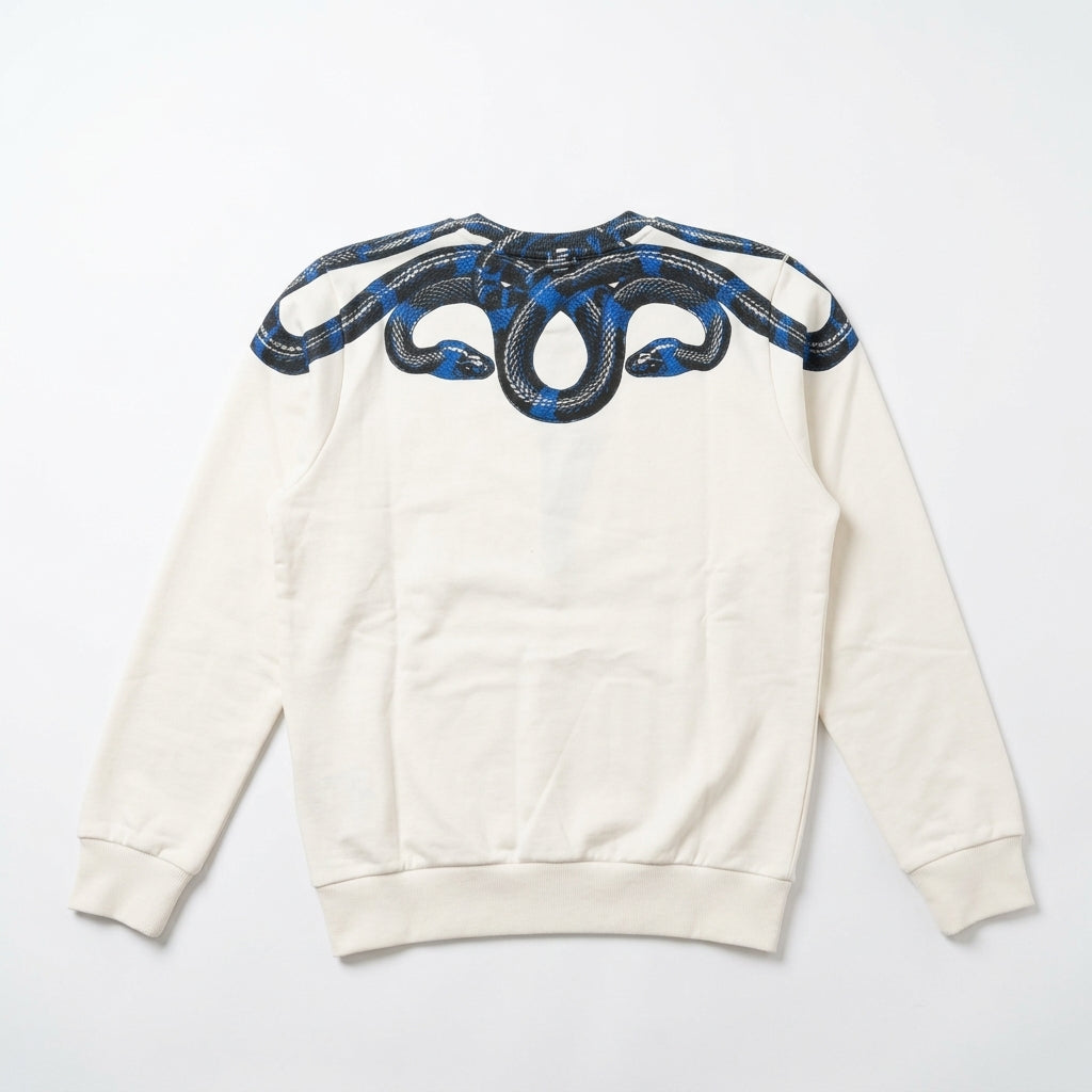 MARCELO BURLON sweatshirt featuring graphic snake motif available at Lestyle Boutique Melbourne