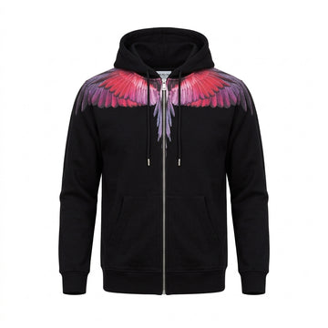 MARCELO BURLON hoodie featuring colorful wing print available at Lestyle Boutique Melbourne