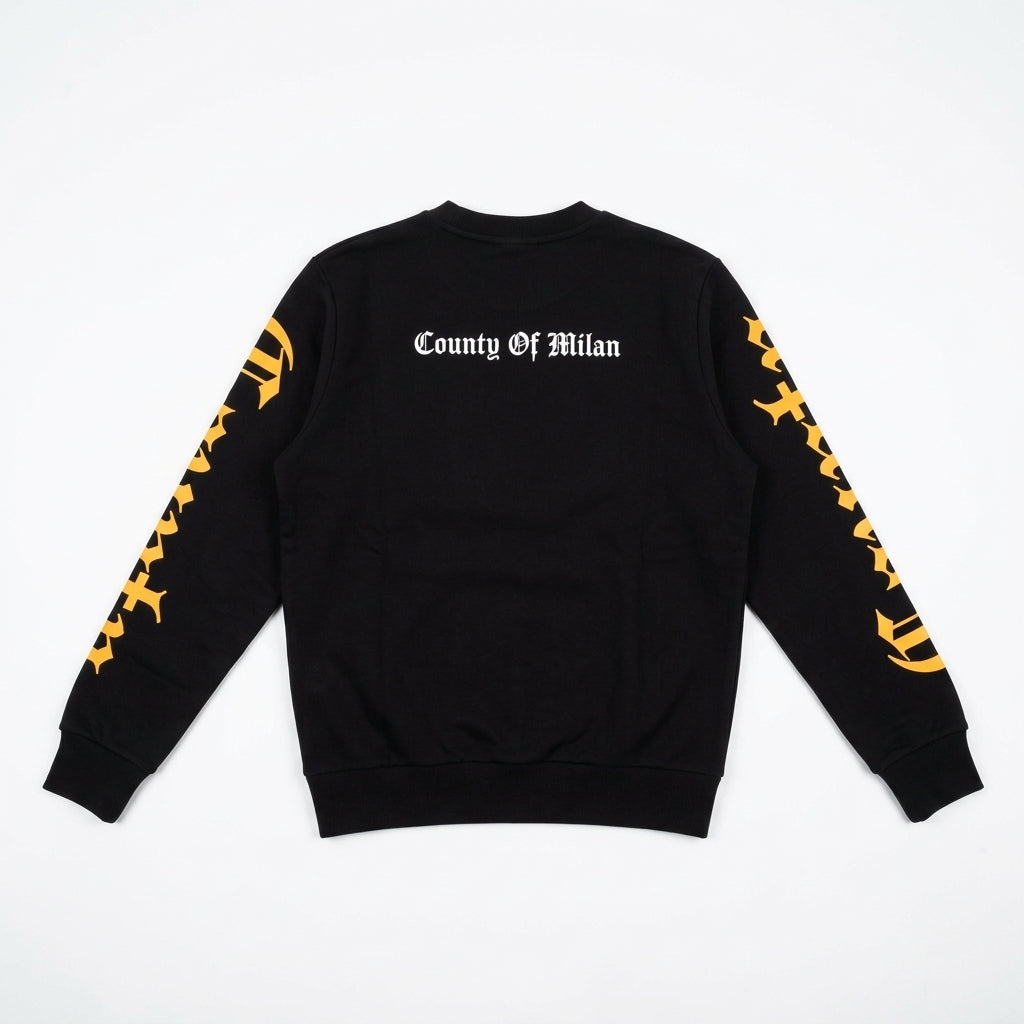 MARCELO BURLON sweatshirt featuring graphic cat print available at Lestyle Boutique Melbourne