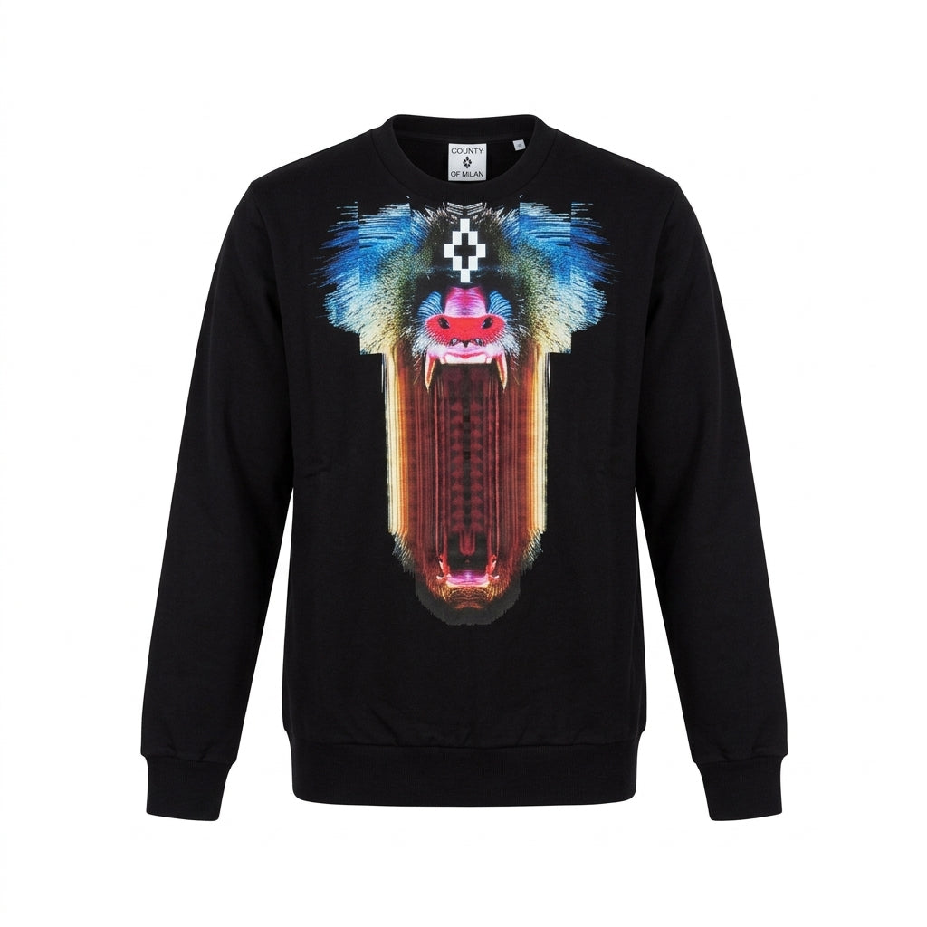MARCELO BURLON sweatshirt featuring graphic angel artwork available at Lestyle Boutique Melbourne