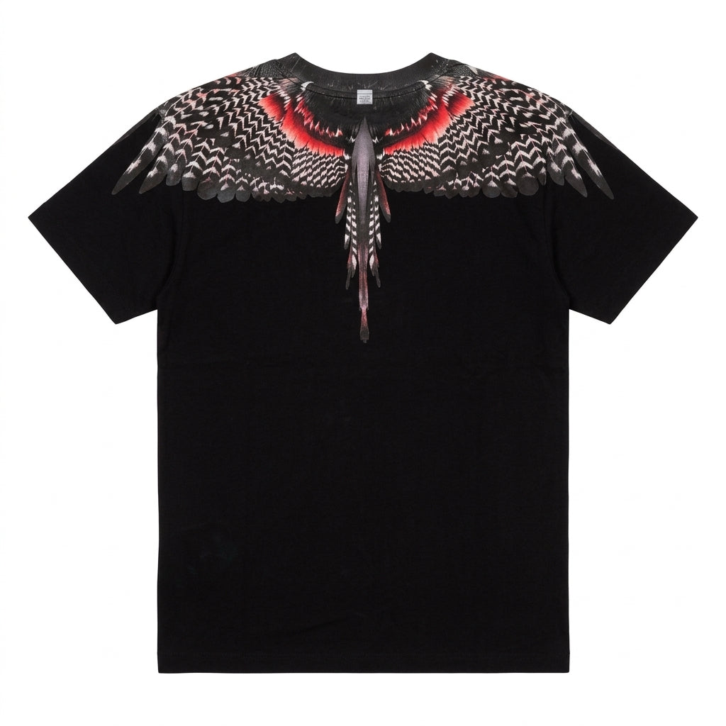 MARCELO BURLON T-SHIRT featuring feather graphic available at Lestyle Boutique Melbourne