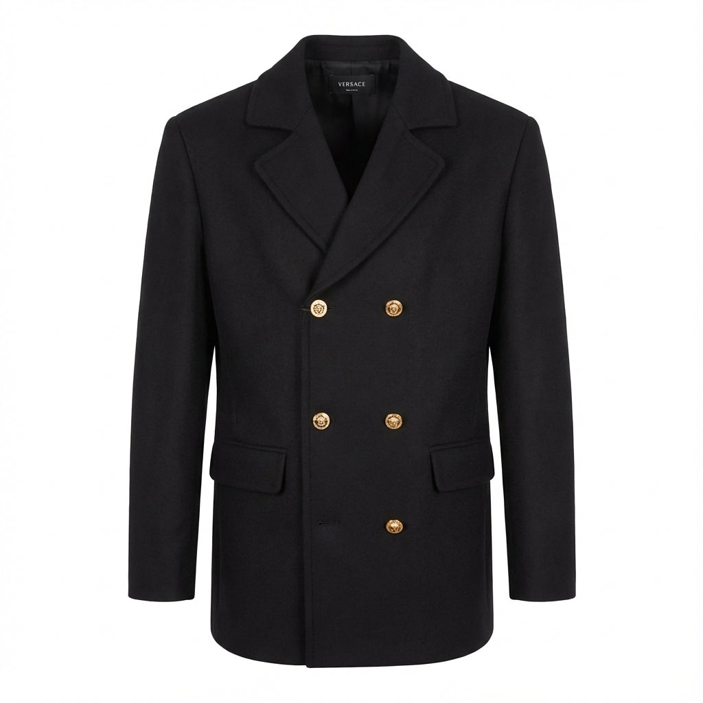 Versace blazer featuring double-breasted design available at Lestyle Boutique Melbourne