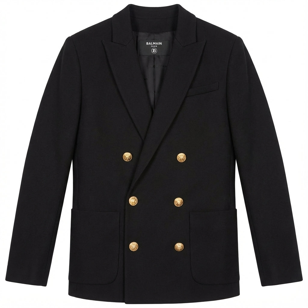 Balmain blazer featuring gold buttons available at Lestyle Boutique Melbourne