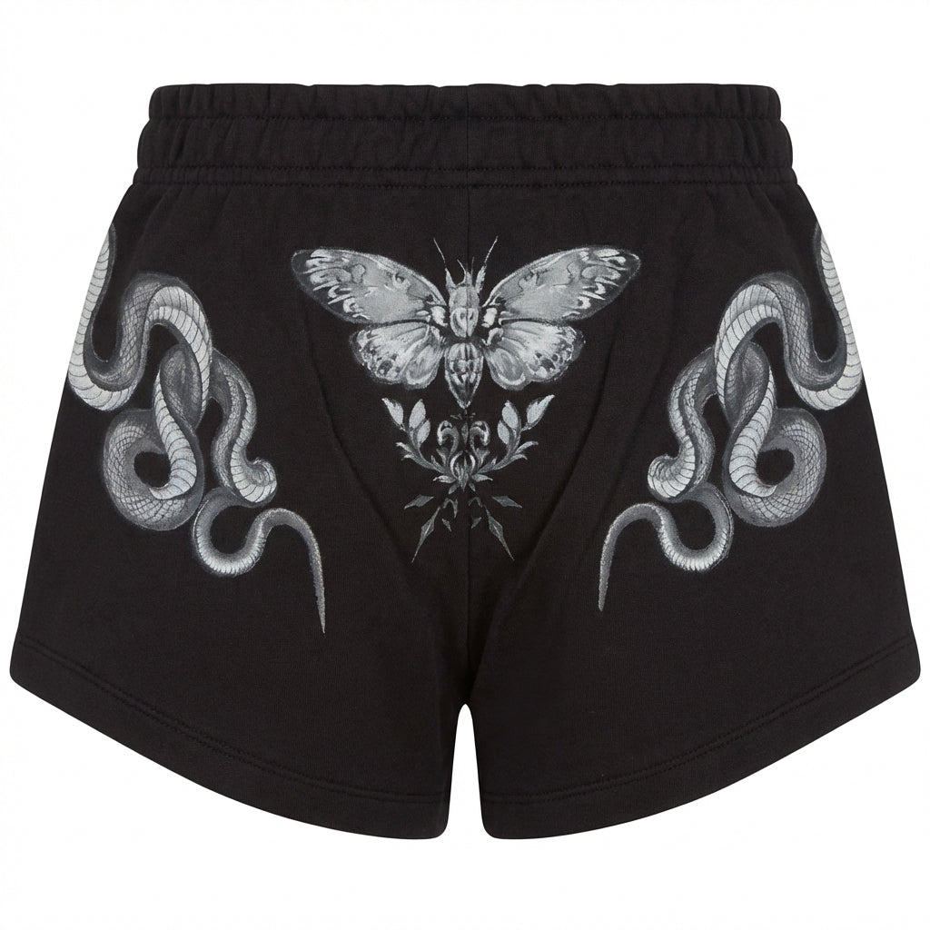 Philipp Plein shorts for kids featuring snakes and butterfly prints design available at Lestyle Boutique Melbourne