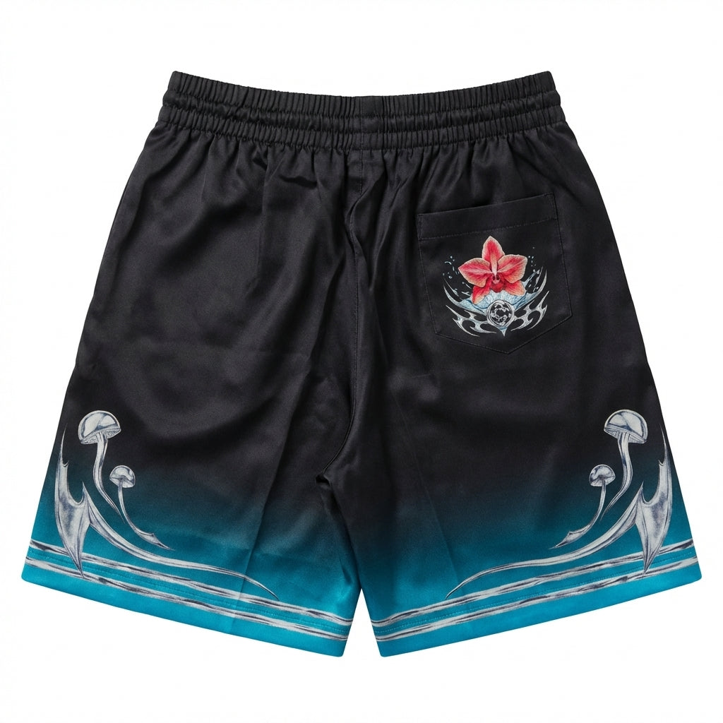 Casablanca shorts featuring mushroom design available at Lestyle Boutique Melbourne