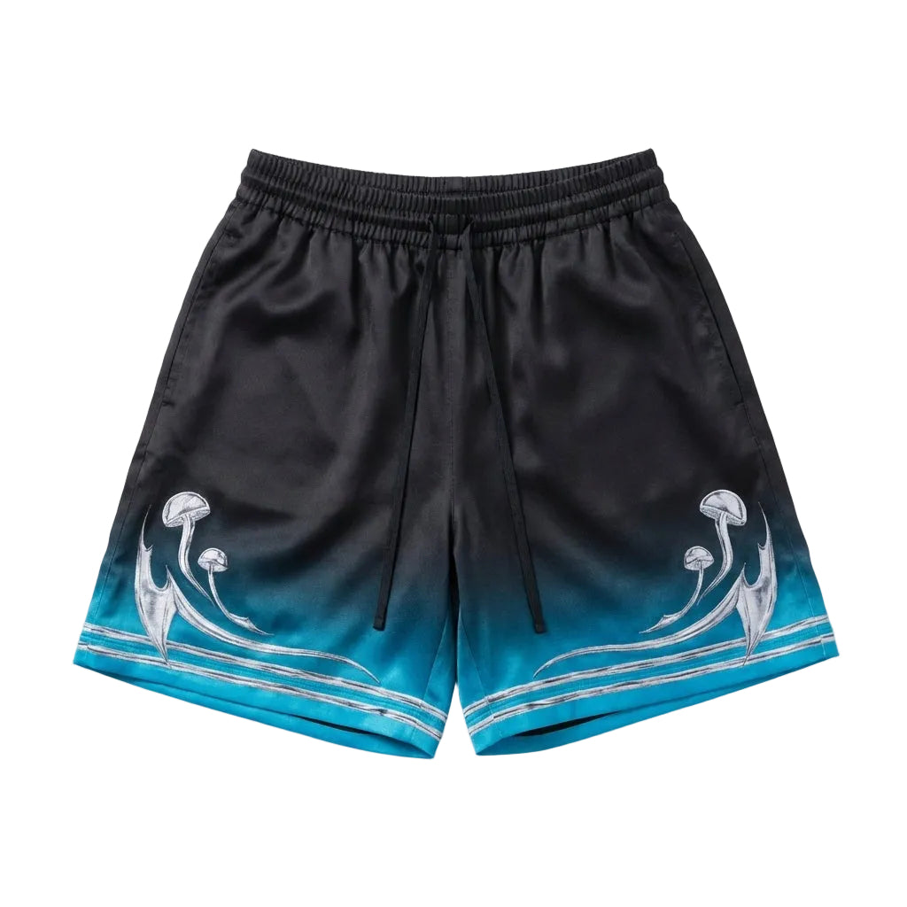 Casablanca shorts featuring mushroom design available at Lestyle Boutique Melbourne