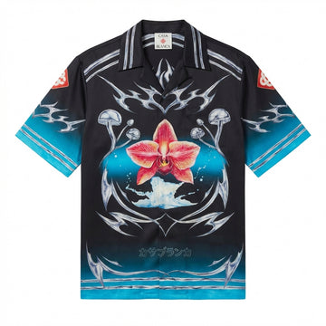 Casa Blanca shirt featuring a floral and abstract design available at Lestyle Boutique Melbourne