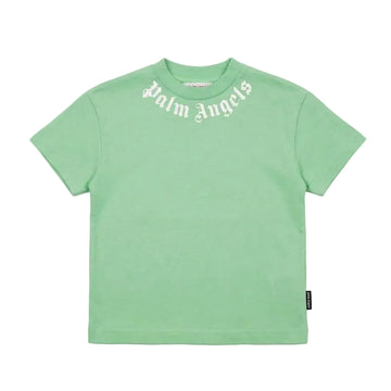 Palm Angels kids T-shirt featuring neck logo available at Lestyle Boutique Melbourne