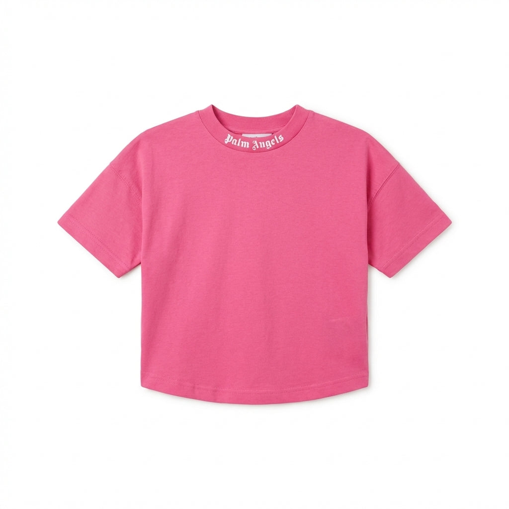Palm Angels kids T-shirt featuring bold color available at Lestyle Boutique Melbourne