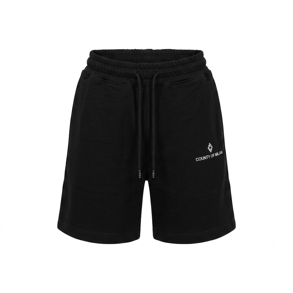MARCELO BURLON sweatshorts featuring County of Milan logo available at Lestyle Boutique Melbourne
