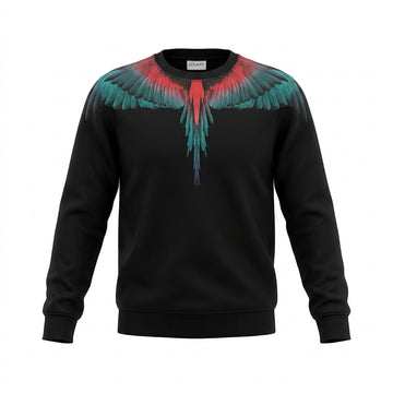 Marcelo Burlon sweatshirt featuring colorful feather design available at Lestyle Boutique Melbourne