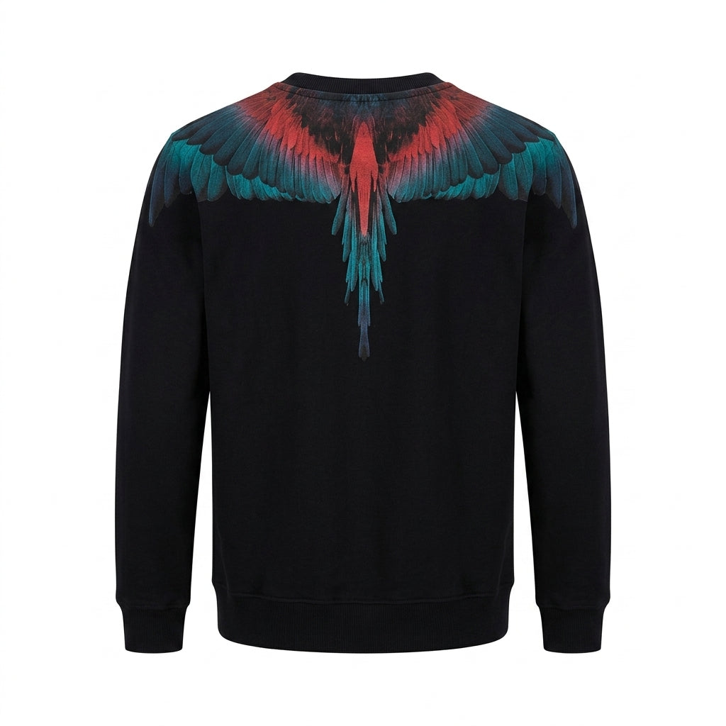 Marcelo Burlon sweatshirt featuring colorful feather design available at Lestyle Boutique Melbourne