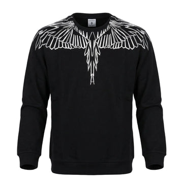 Marcelo Burlon sweatshirt featuring geometric design on shoulders available at Lestyle Boutique Melbourne