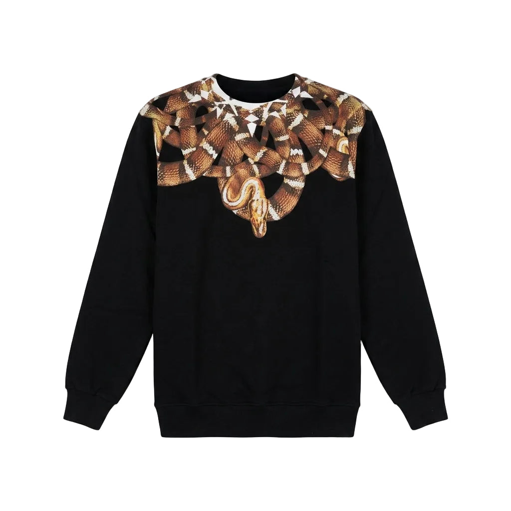 Marcelo Burlon sweatshirt with snake pattern embellishment available at Lestyle Boutique Melbourne