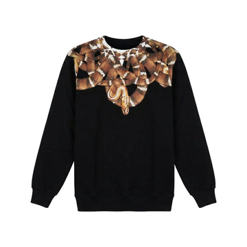 Marcelo Burlon sweatshirt with snake pattern embellishment available at Lestyle Boutique Melbourne