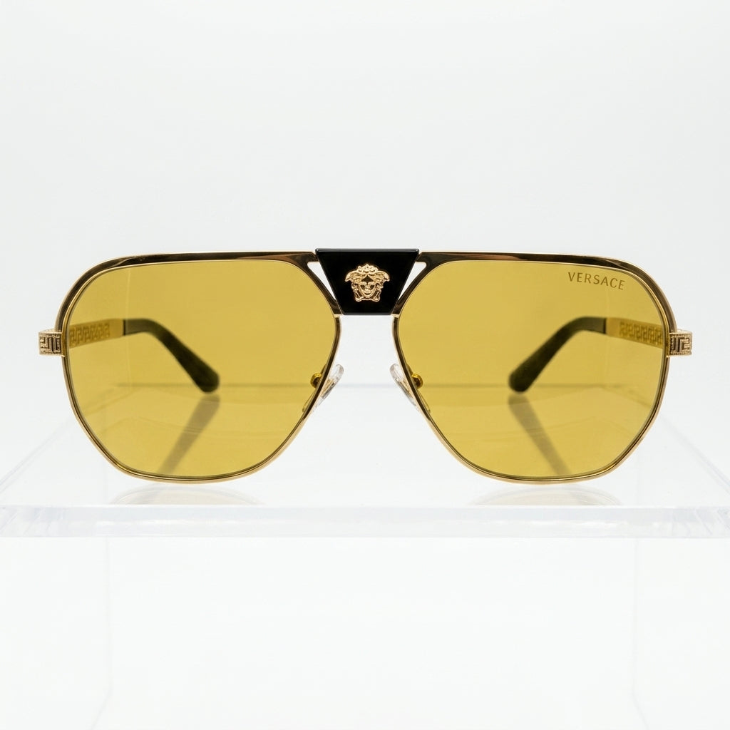 Versace sunglasses featuring yellow lenses available at Lestyle Boutique Melbourne