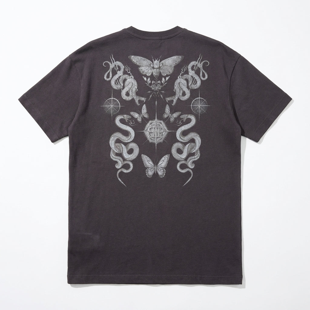 PHILIPP PLEIN T-shirt featuring gothic design available at Lestyle Boutique Melbourne