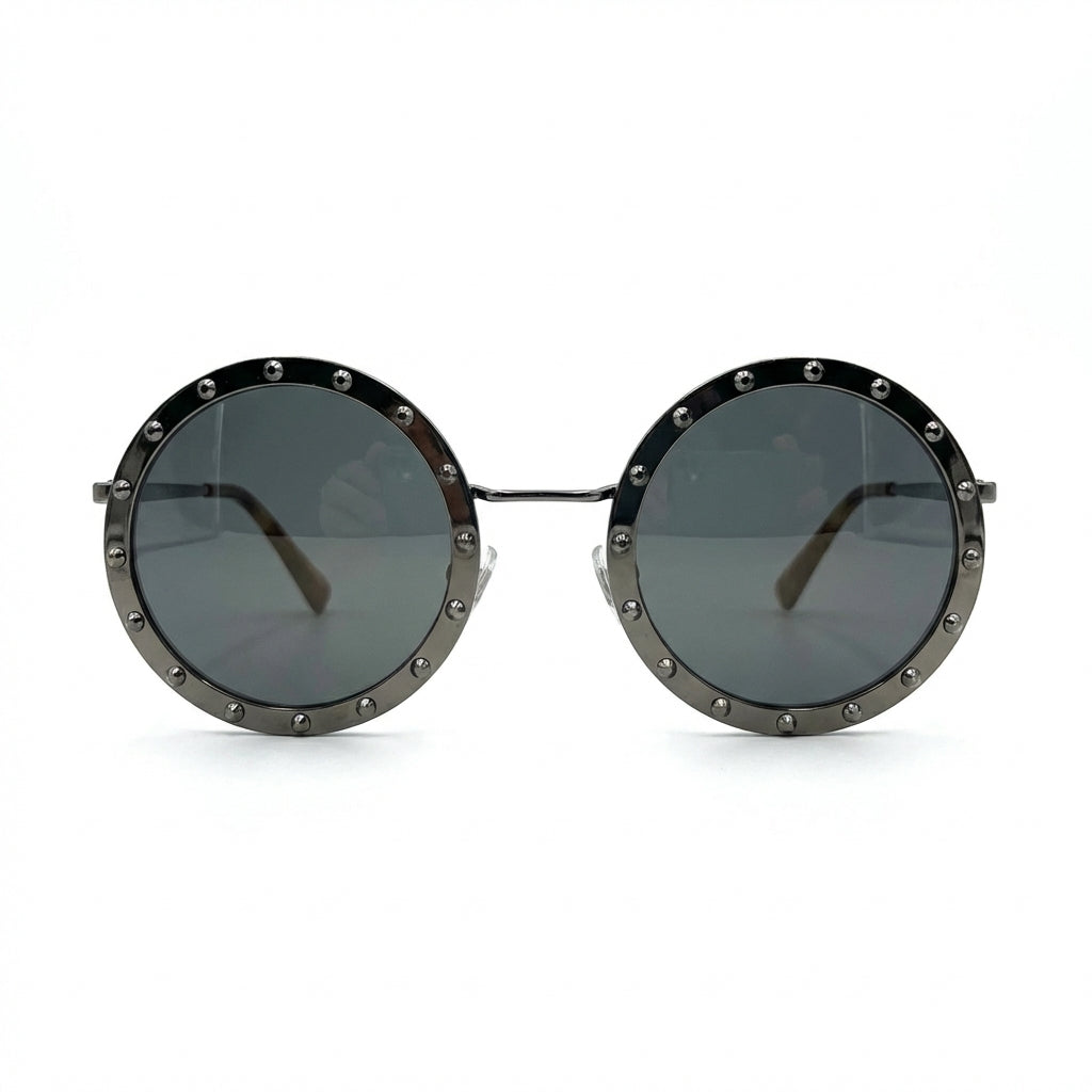 Valentino sunglasses featuring black frame with stud embellishments available at Lestyle Boutique Melbourne