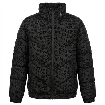 Versace Jeans Couture puffer jacket featuring bold logo print available at Lestyle Boutique Melbourne