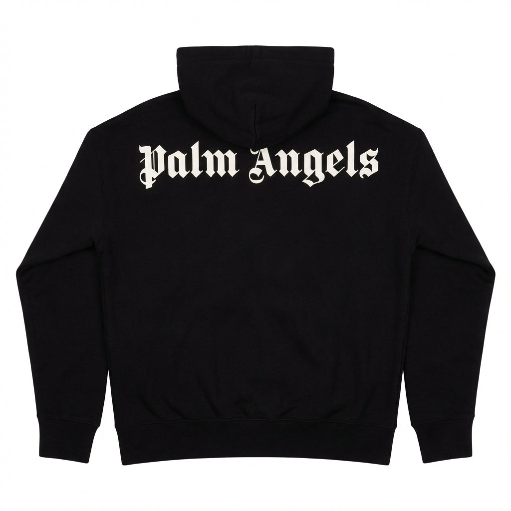Palm Angels hoodie featuring classic logo available at Lestyle Boutique Melbourne