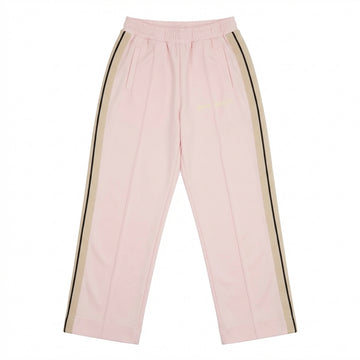 Palm Angels wide leg track pant featuring black side stripes available at Lestyle Boutique Melbourne
